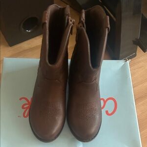 Sony Brown Leather Boots